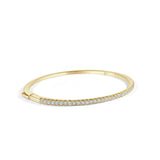 14k Gold & Diamond Bangle - 0.90ct