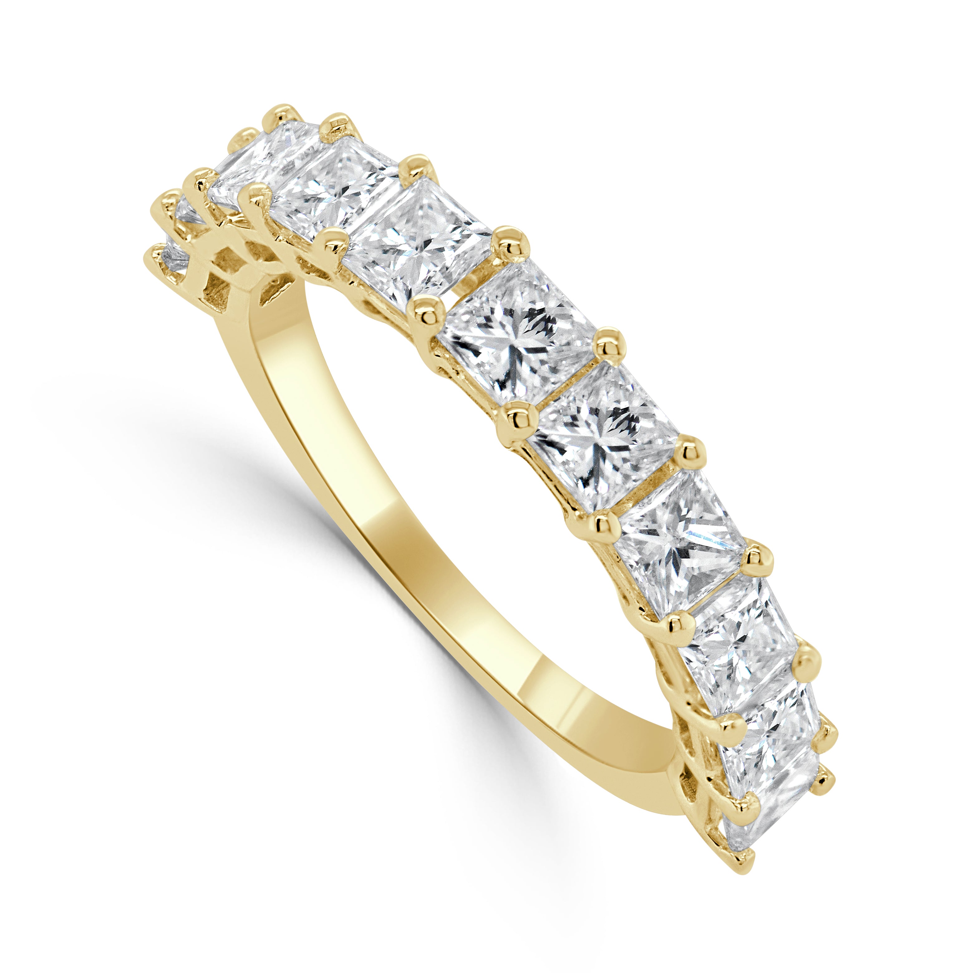 14K Gold & Princess-Cut Diamond Ring - 2.35ct