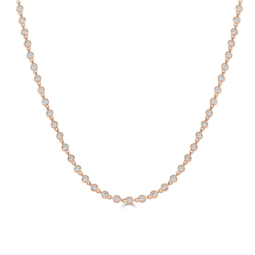 14K Gold & Diamond Necklace - 2.08ct