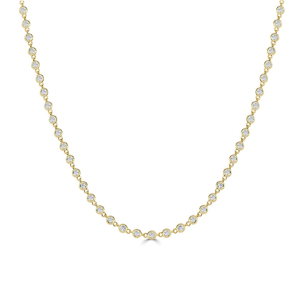 14K Gold & Diamond Necklace - 2.08ct