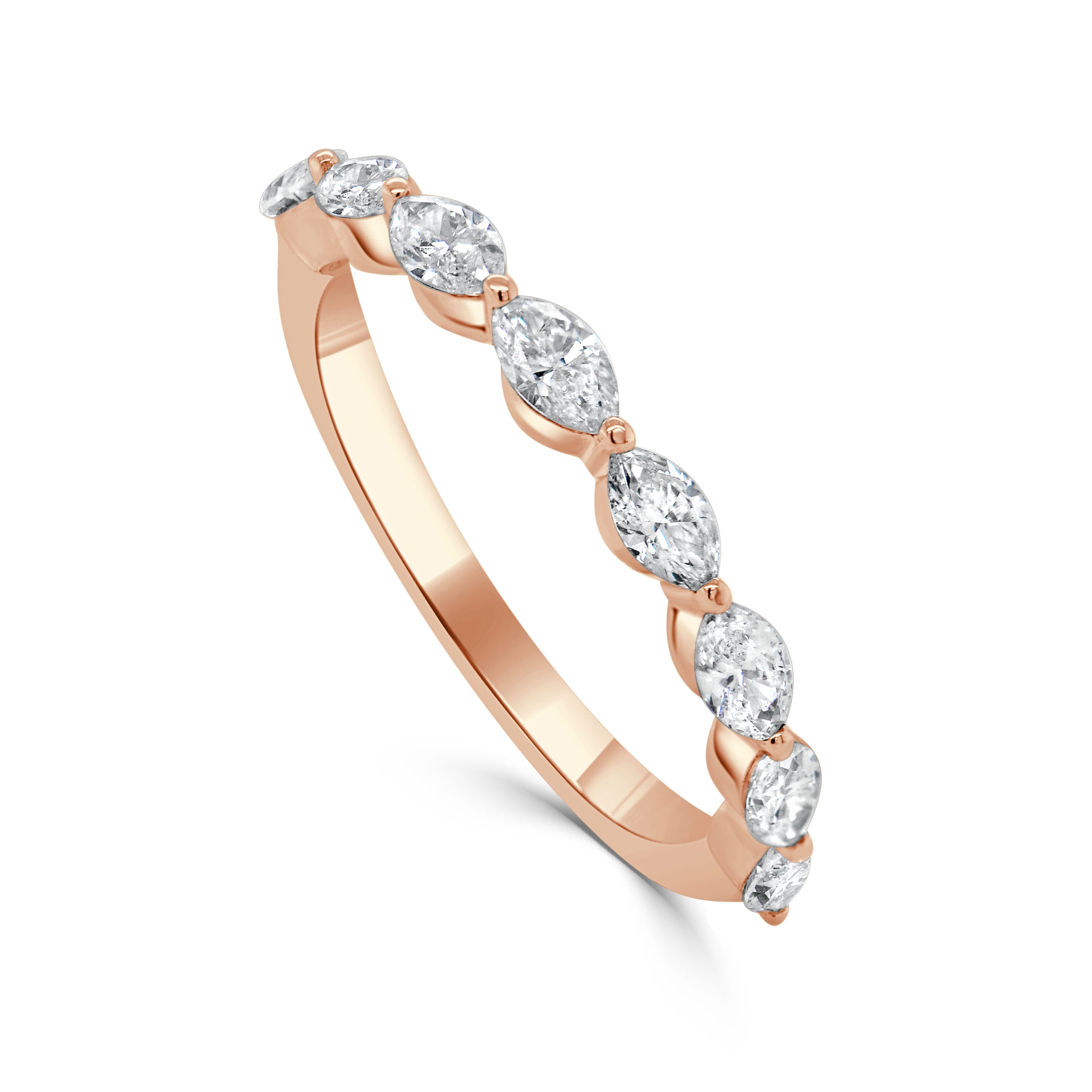 14k Gold & Marquise Diamond Ring - 0.75ct