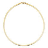 14K Gold Herring bone Necklace