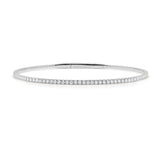 14K Gold & Diamond Flexible Bangle - 0.40ct