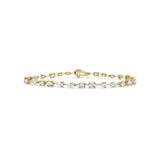 18K Gold Mixed Fancy Shape Bracelet - 3.09ct