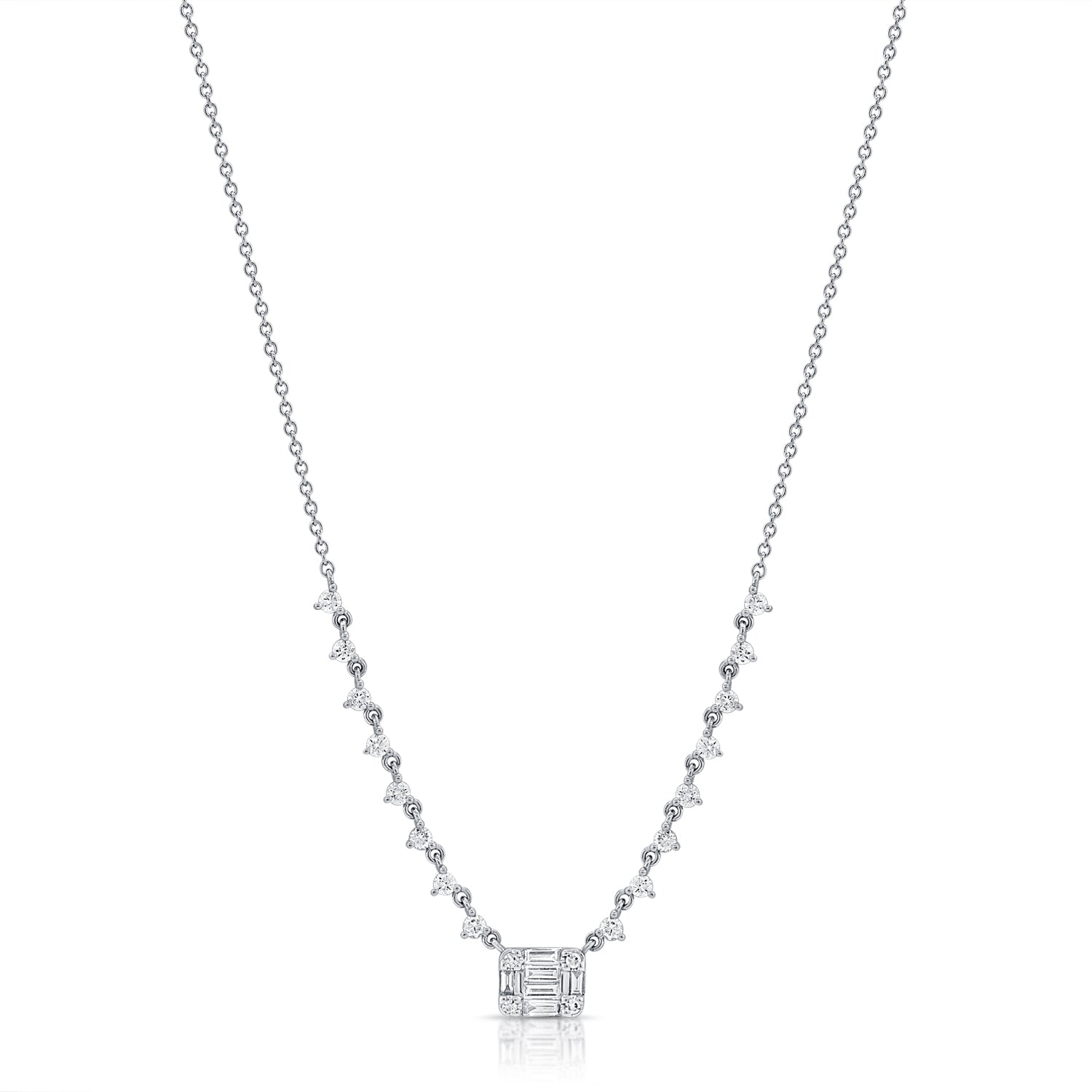 14k Gold & Diamond Necklace - 0.48ct