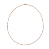 14K Gold & Diamond Tennis Necklace - 3.15ct