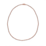 14K Gold & Diamond Tennis Necklace - 7.00ct