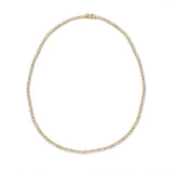 14K Gold & Diamond Tennis Necklace - 7.00ct