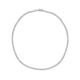 14K Gold & Diamond Tennis Necklace - 5.40ct