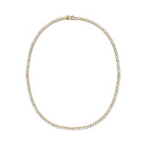 14K Gold & Diamond Tennis Necklace - 10.20ct