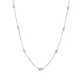 14K Gold & Fancy-Shape Diamond Necklace - 0.91ct