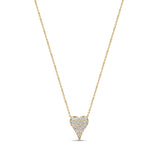 14K Gold & Diamond Heart Necklace - 0.50ct