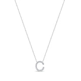 14K Gold & Diamond Initial Necklace - 0.25ct