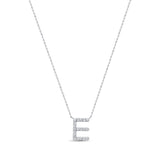 14K Gold & Diamond Initial Necklace - 0.34ct