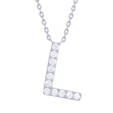 14K Gold & Diamond Initial Necklace - 0.21ct