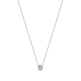 14K Gold & Diamond Necklace - 0.07ct