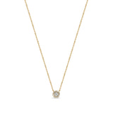 14K Gold & Diamond Necklace - 0.07ct