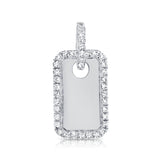 14K Gold & Diamond Pendant - 0.15ct