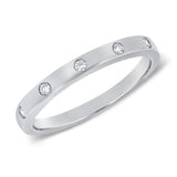 14k Gold & Diamond Band - 0.07ct