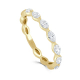 14K Gold & Marquise Diamond Ring - 0.48ct