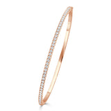 14k Gold & Diamond Eternity Bangle - 1,78ct