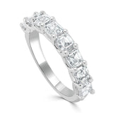 14K Gold & Asscher-Cut Diamond Band - 2.52ct