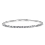 14k Gold & Diamond Flexible Bangle - 1.45ct