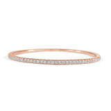 14k Gold & Diamond Bangle - 1.00ct