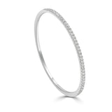 14k Gold & Diamond Bangle - 1.00ct