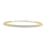 14k Gold & Diamond Bangle - 1.00ct