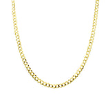 14k Gold Curb Link Necklace