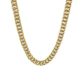 14k Gold Curb Link Necklace