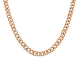 14k Gold Curb Link Necklace