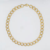 14k Gold Curb Link Necklace