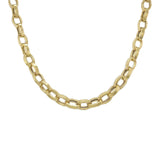 14k Gold Curb Link Necklace