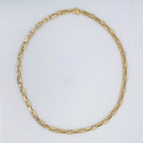 14k Gold Curb Link Necklace