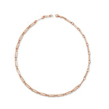 14k Gold Paperclip Link Necklace