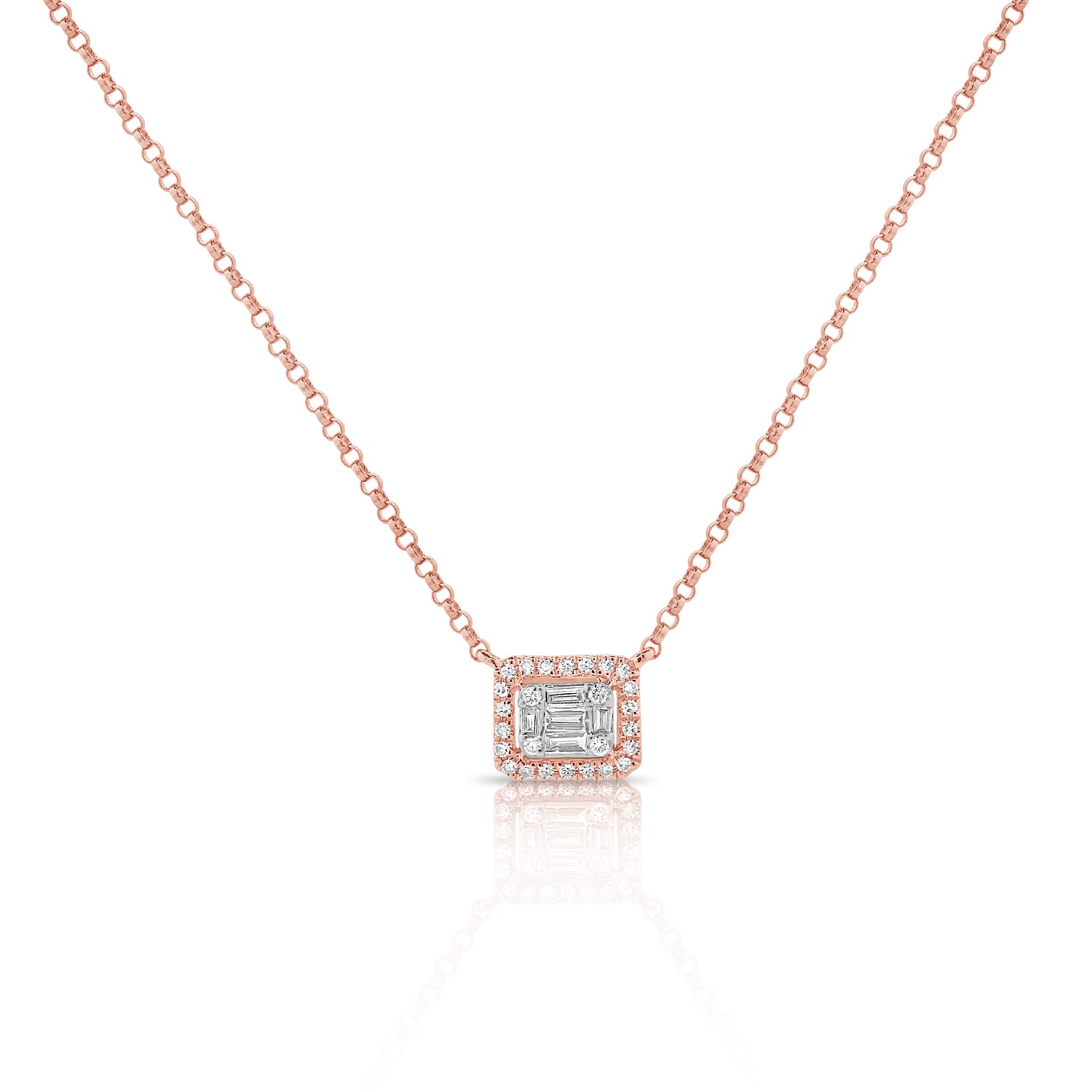 14k Gold & Diamond Necklace - 0.13ct