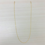 14k Gold Paperclip Link Mask Chain