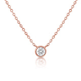 14k Gold & Diamond Necklace - 0.11ct