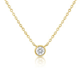 14k Gold & Diamond Necklace - 0.11ct