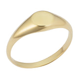 14k Gold Signet Ring