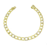 18k Gold & Diamond Link Bracelet - 0.58ct