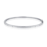 14k Gold & Diamond Bangle - 0.12ct