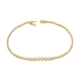 14k Gold Diamond Tennis Bracelet - 1.90ct