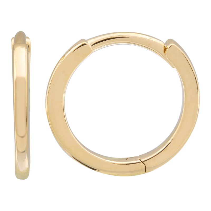 14k Gold Huggie Earrings