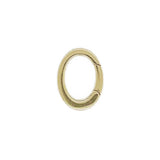 14k Gold Oval Connector Charm